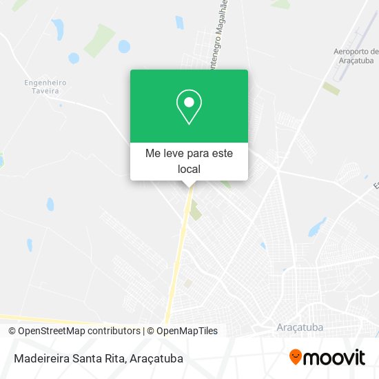 Madeireira Santa Rita mapa