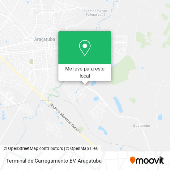 Terminal de Carregamento EV mapa