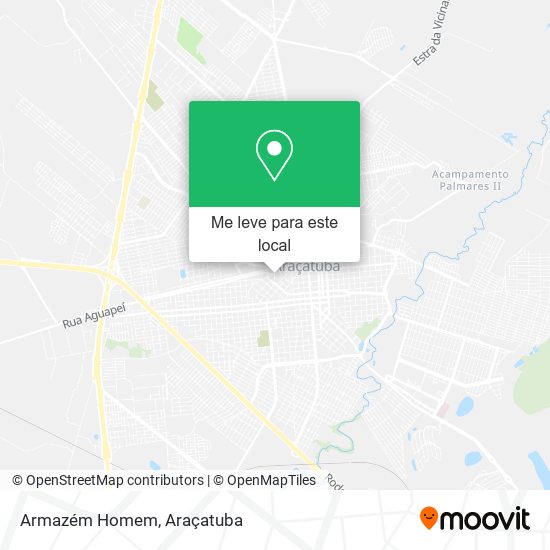 Armazém Homem mapa