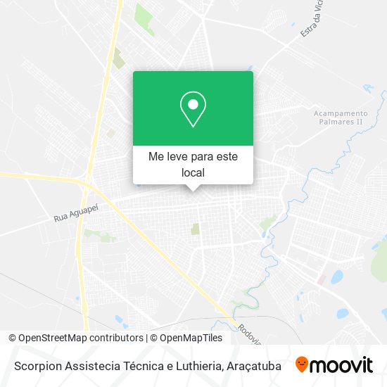 Scorpion Assistecia Técnica e Luthieria mapa