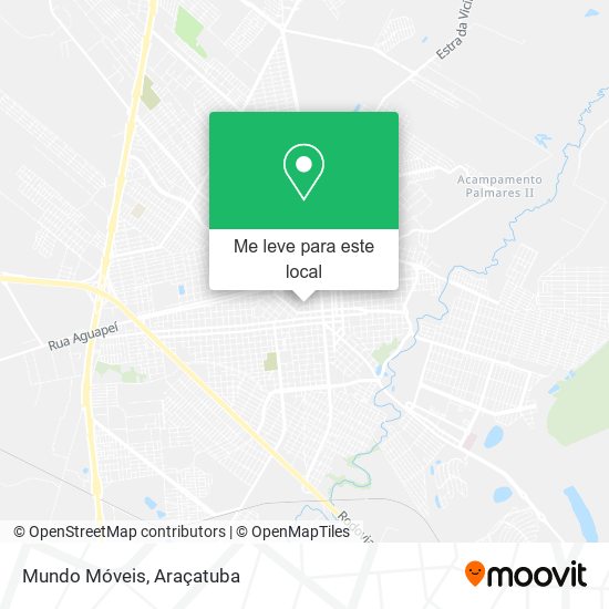 Mundo Móveis mapa