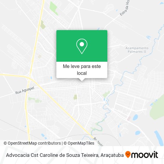 Advocacia Cst Caroline de Souza Teixeira mapa