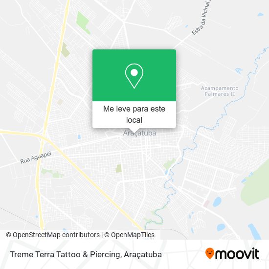 Treme Terra Tattoo & Piercing mapa