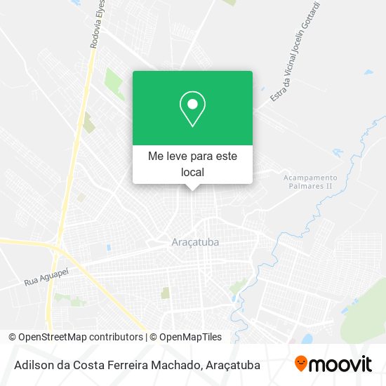 Adilson da Costa Ferreira Machado mapa