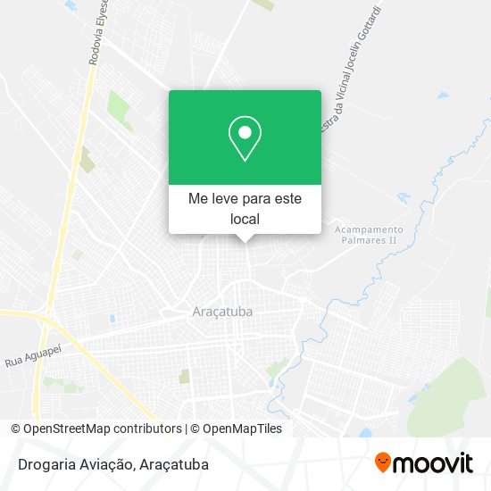 Drogaria Aviação mapa
