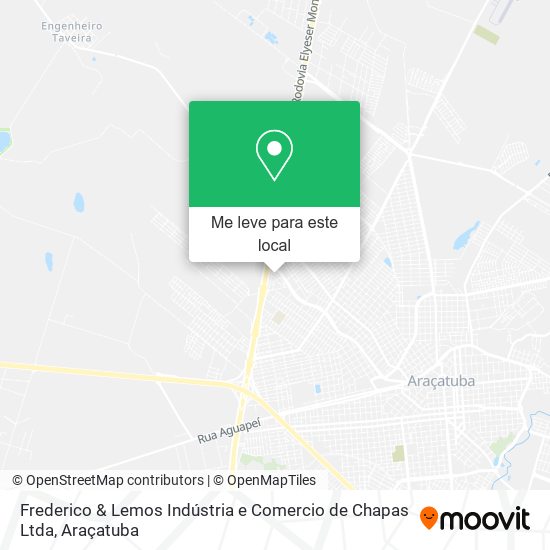 Frederico & Lemos Indústria e Comercio de Chapas Ltda mapa
