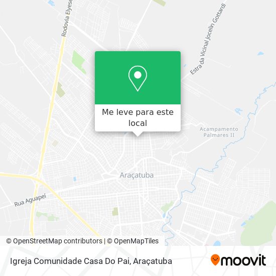 Igreja Comunidade Casa Do Pai mapa