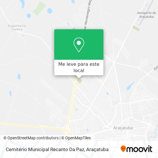 Cemitério Municipal Recanto Da Paz mapa