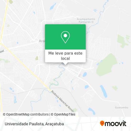 Universidade Paulista mapa