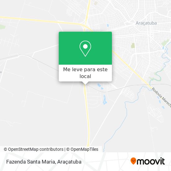 Fazenda Santa Maria mapa