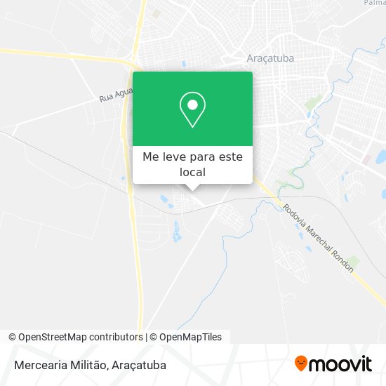 Mercearia Militão mapa
