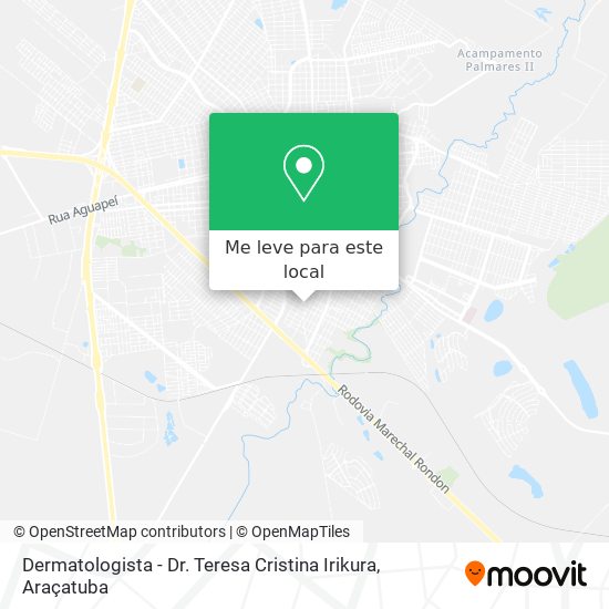 Dermatologista - Dr. Teresa Cristina Irikura mapa