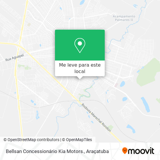 Bellsan Concessionário Kia Motors. mapa