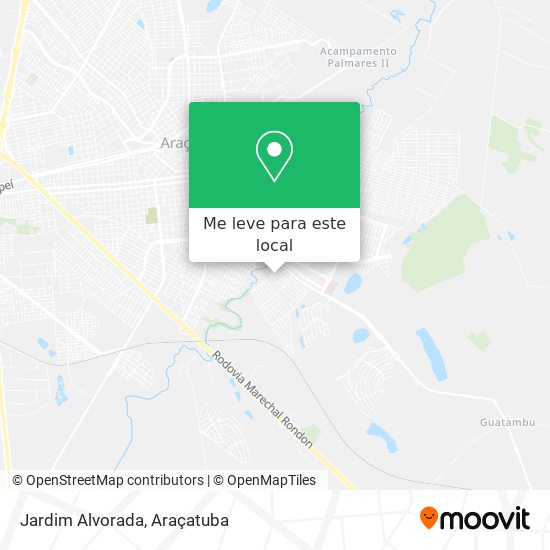 Jardim Alvorada mapa