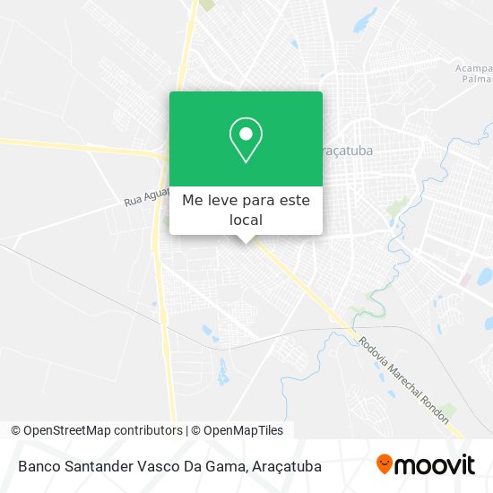 Banco Santander Vasco Da Gama mapa