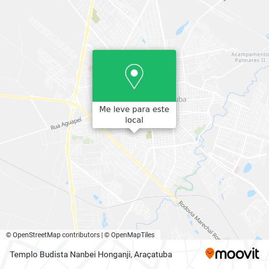 Templo Budista Nanbei Honganji mapa