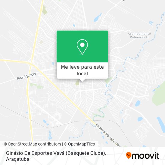 Ginásio De Esportes Vavá (Basquete Clube) mapa