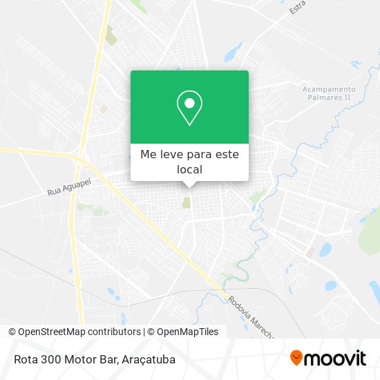 Rota 300 Motor Bar mapa