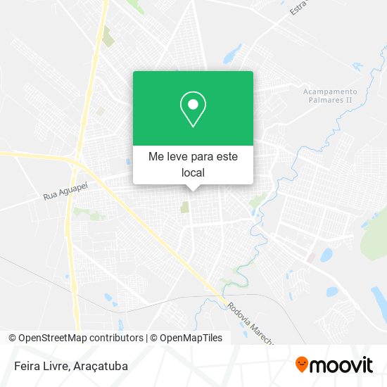 Feira Livre mapa