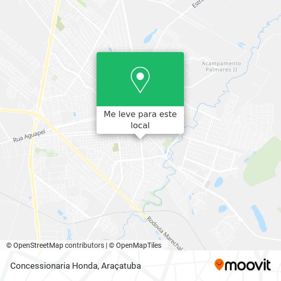 Concessionaria Honda mapa