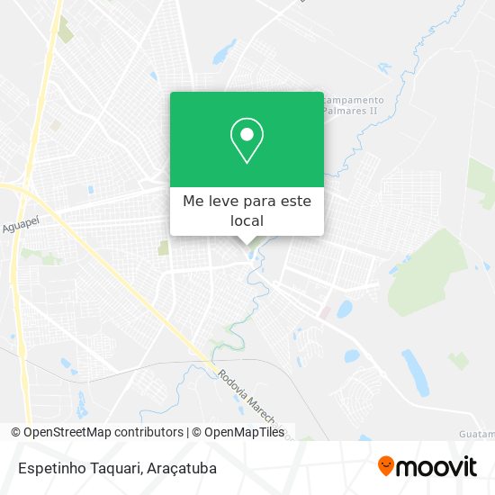 Espetinho Taquari mapa