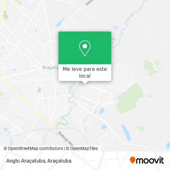 Anglo Araçatuba mapa