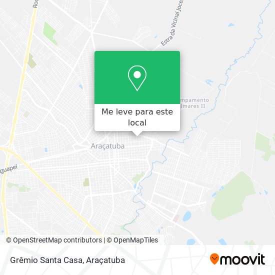 Grêmio Santa Casa mapa