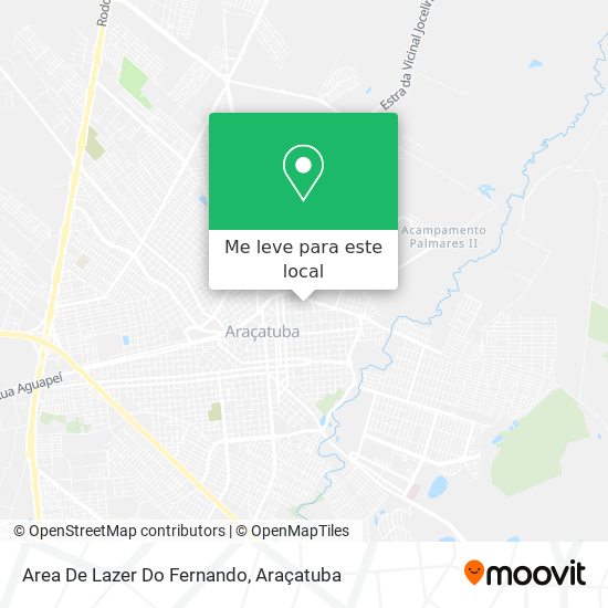 Area De Lazer Do Fernando mapa