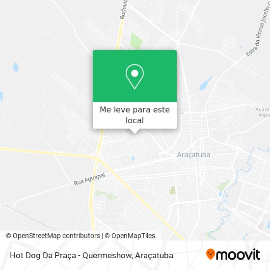 Hot Dog Da Praça - Quermeshow mapa