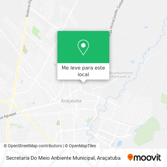 Secretaria Do Meio Anbiente Municipal mapa