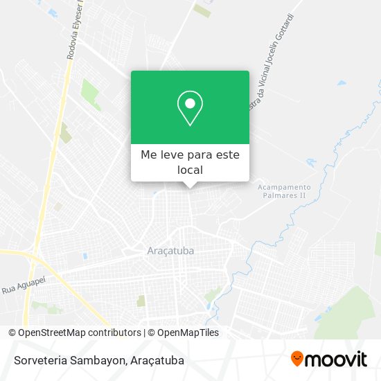 Sorveteria Sambayon mapa