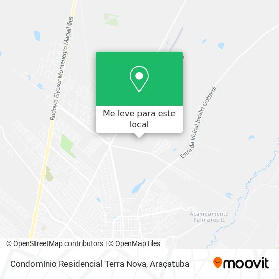 Condomínio Residencial Terra Nova mapa