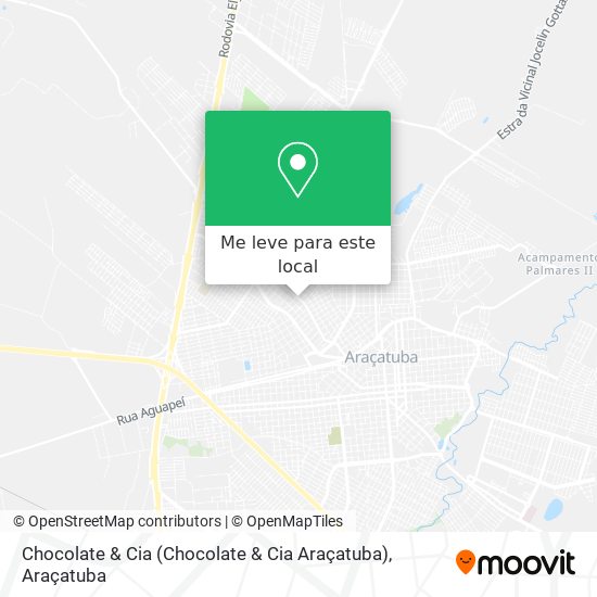 Chocolate & Cia (Chocolate & Cia Araçatuba) mapa