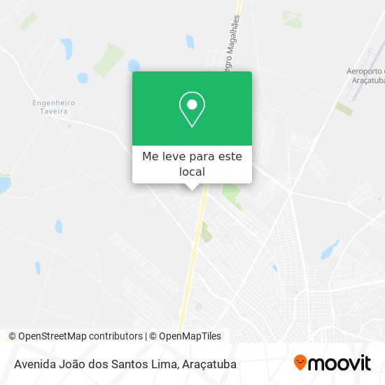 Avenida João dos Santos Lima mapa