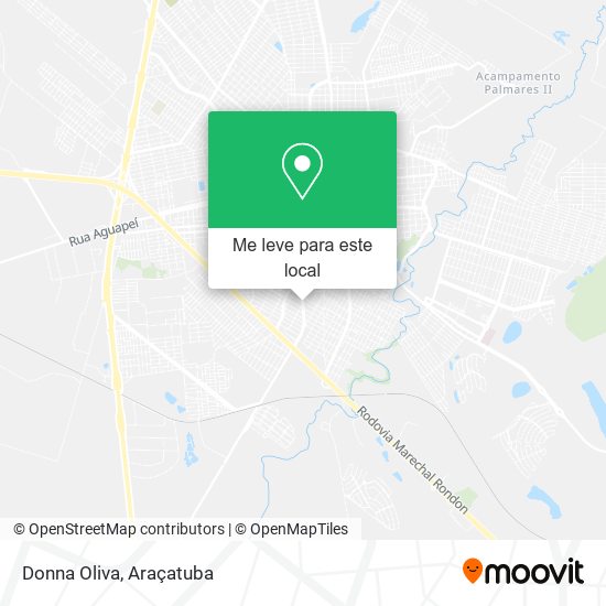 Donna Oliva mapa