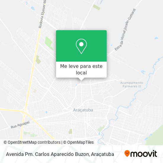Avenida Pm. Carlos Aparecido Buzon mapa