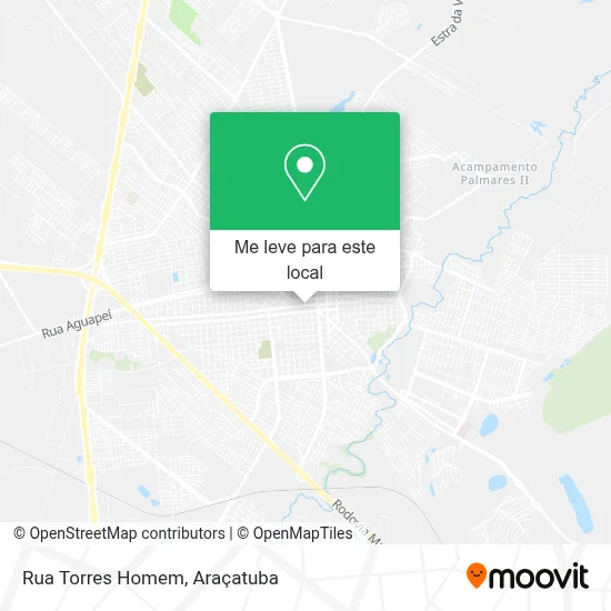Rua Torres Homem mapa