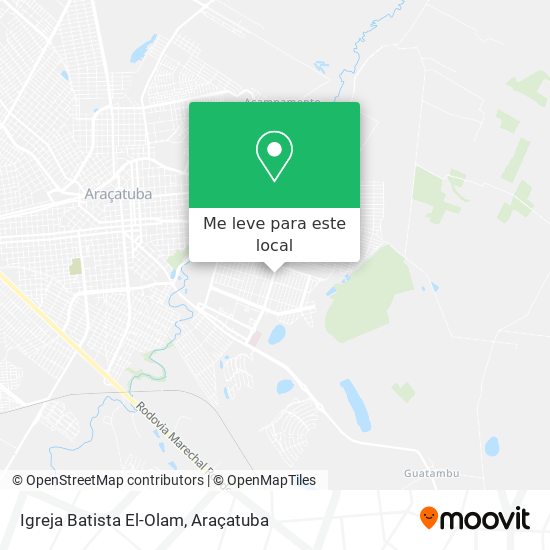 Igreja Batista El-Olam mapa