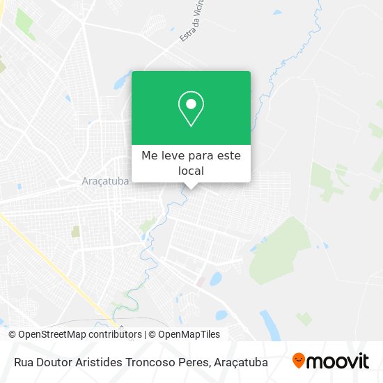 Rua Doutor Aristides Troncoso Peres mapa