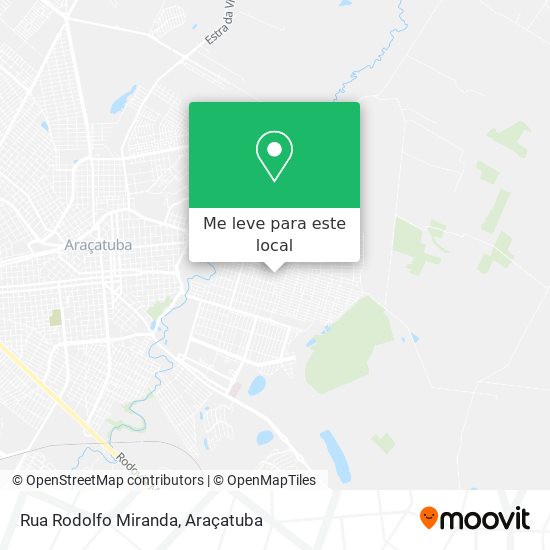 Rua Rodolfo Miranda mapa