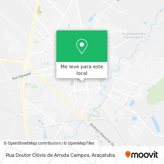 Rua Doutor Clóvis de Arruda Campos mapa