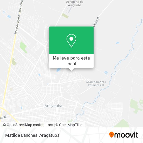 Matilde Lanches mapa