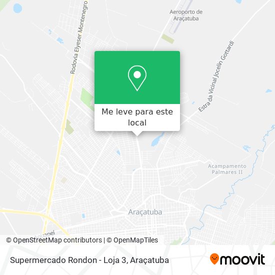 Supermercado Rondon - Loja 3 mapa