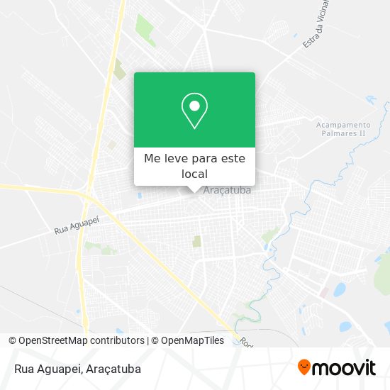 Rua Aguapei mapa
