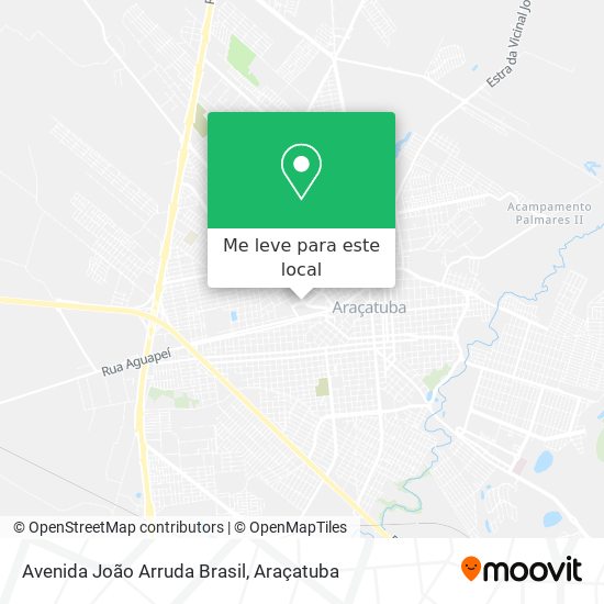 Avenida João Arruda Brasil mapa