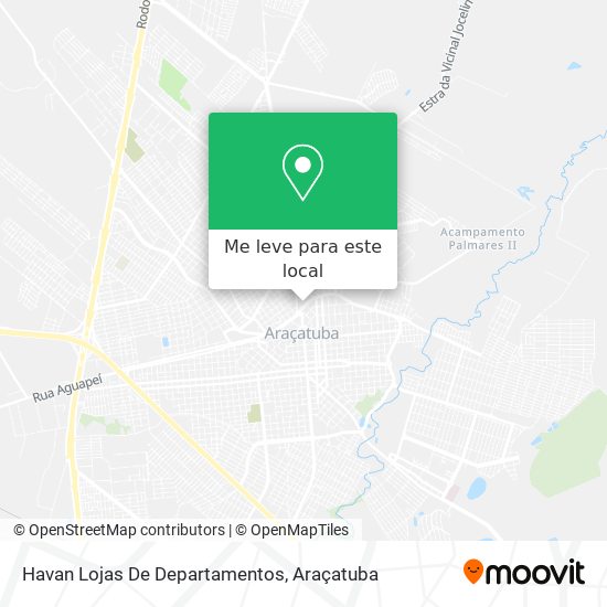 Havan Lojas De Departamentos mapa