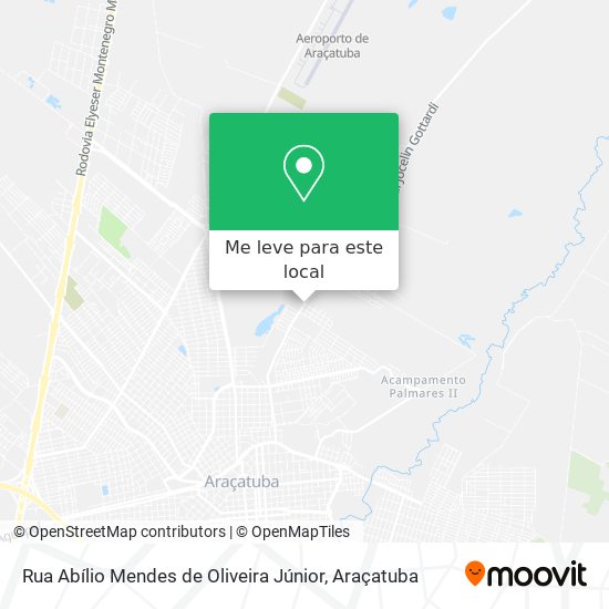 Rua Abílio Mendes de Oliveira Júnior mapa