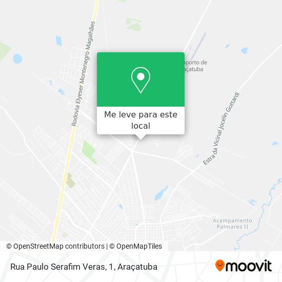 Rua Paulo Serafim Veras, 1 mapa