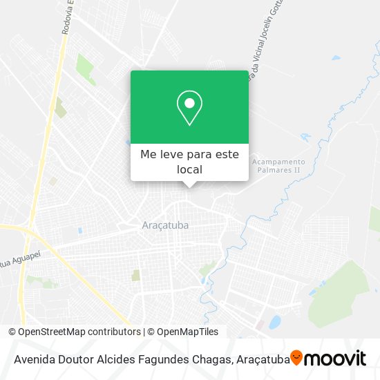 Avenida Doutor Alcides Fagundes Chagas mapa