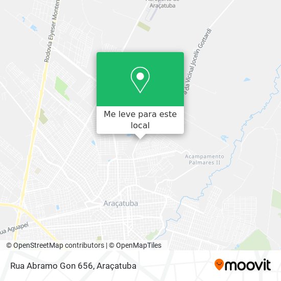 Rua Abramo Gon 656 mapa